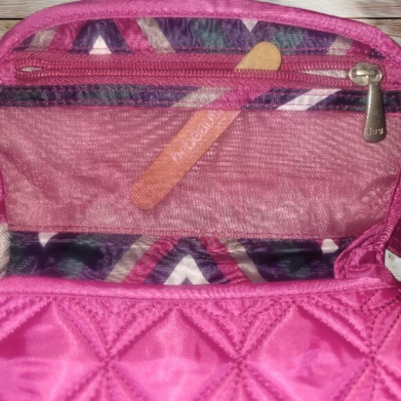 LUG Mini Crossbody - Swing/Orchid - Magenta Dark Pink - Adjustable Strap - RFID - Picture 5 of 10